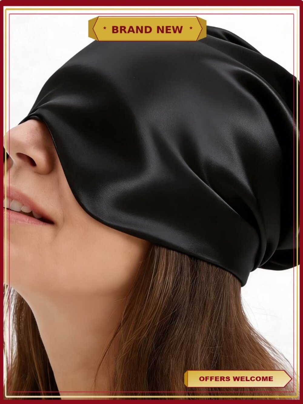 Faraday Hat, Silver Fabric EMF Protection Sleeping Cap, Blocks 99% WiFi